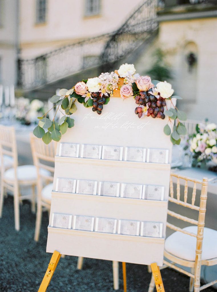 table setting chart